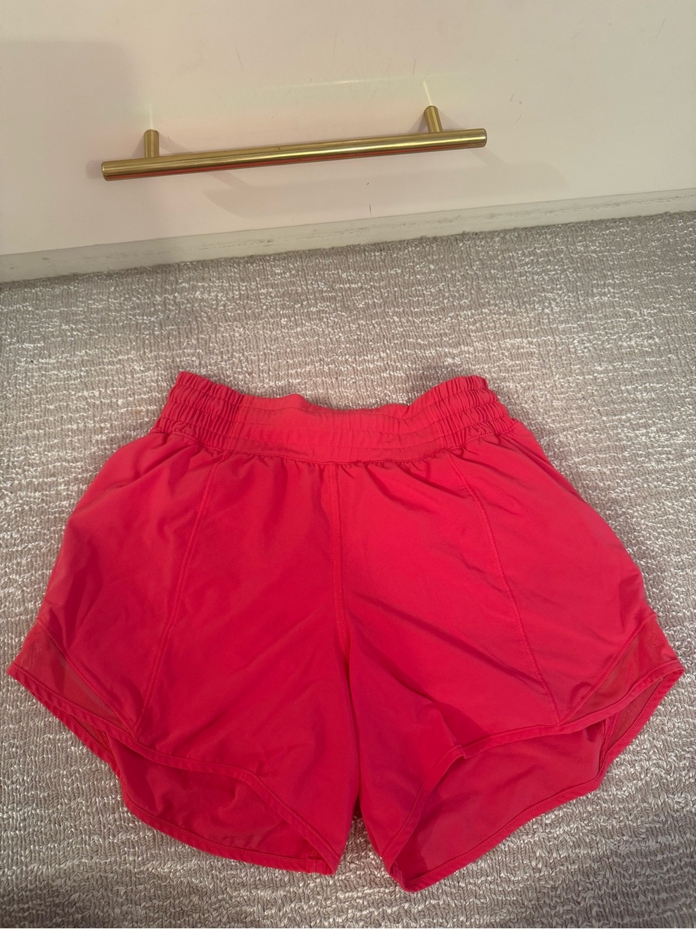 lululemon athletica Coral-Pink Athletic Shorts
